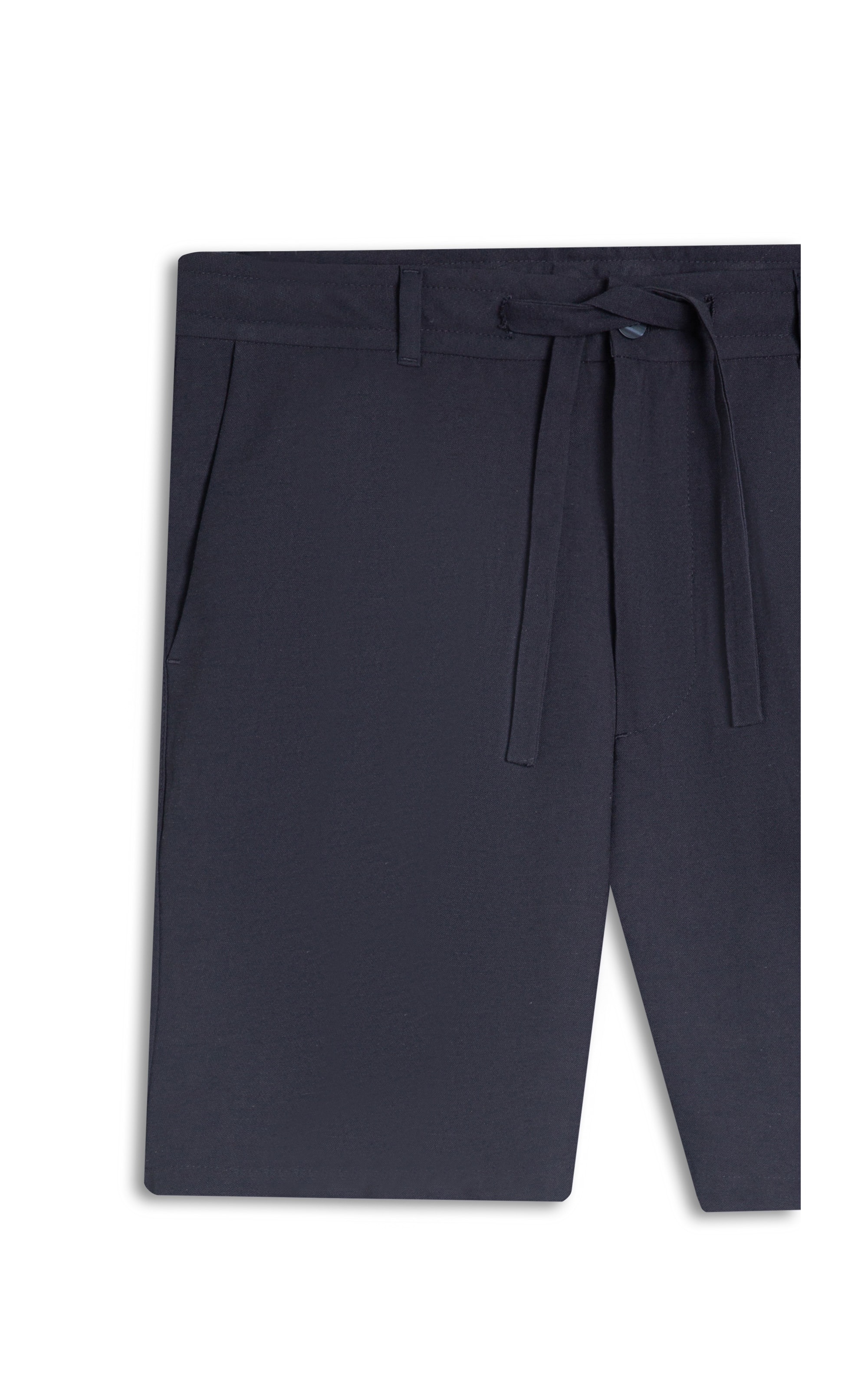Bermuda Linho Marant Dark Navy