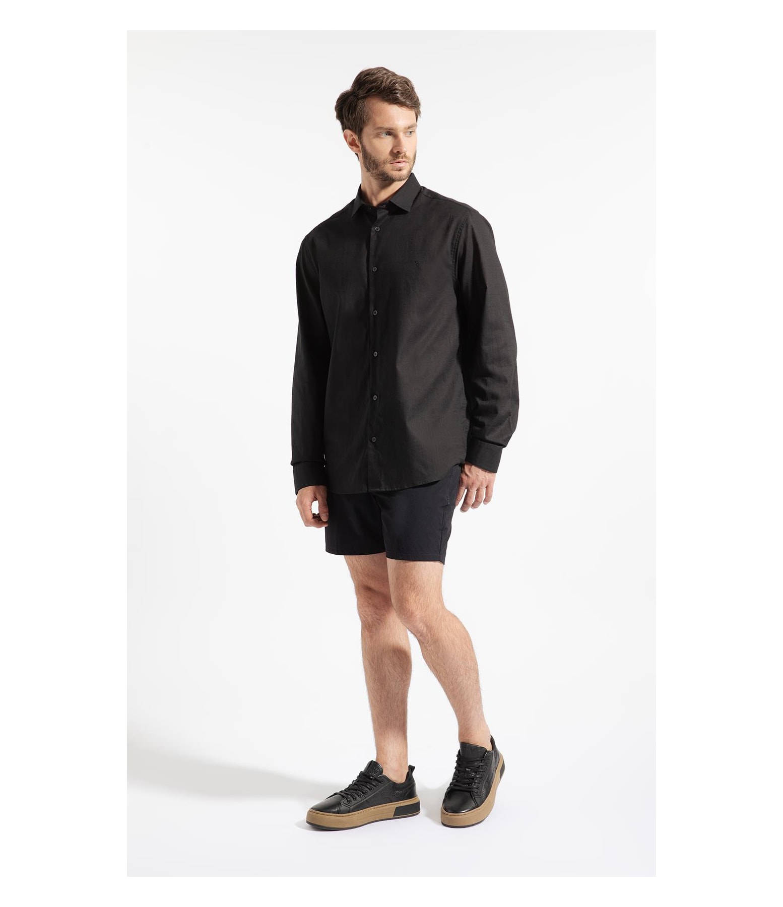 Bermuda New York Stretch Preto