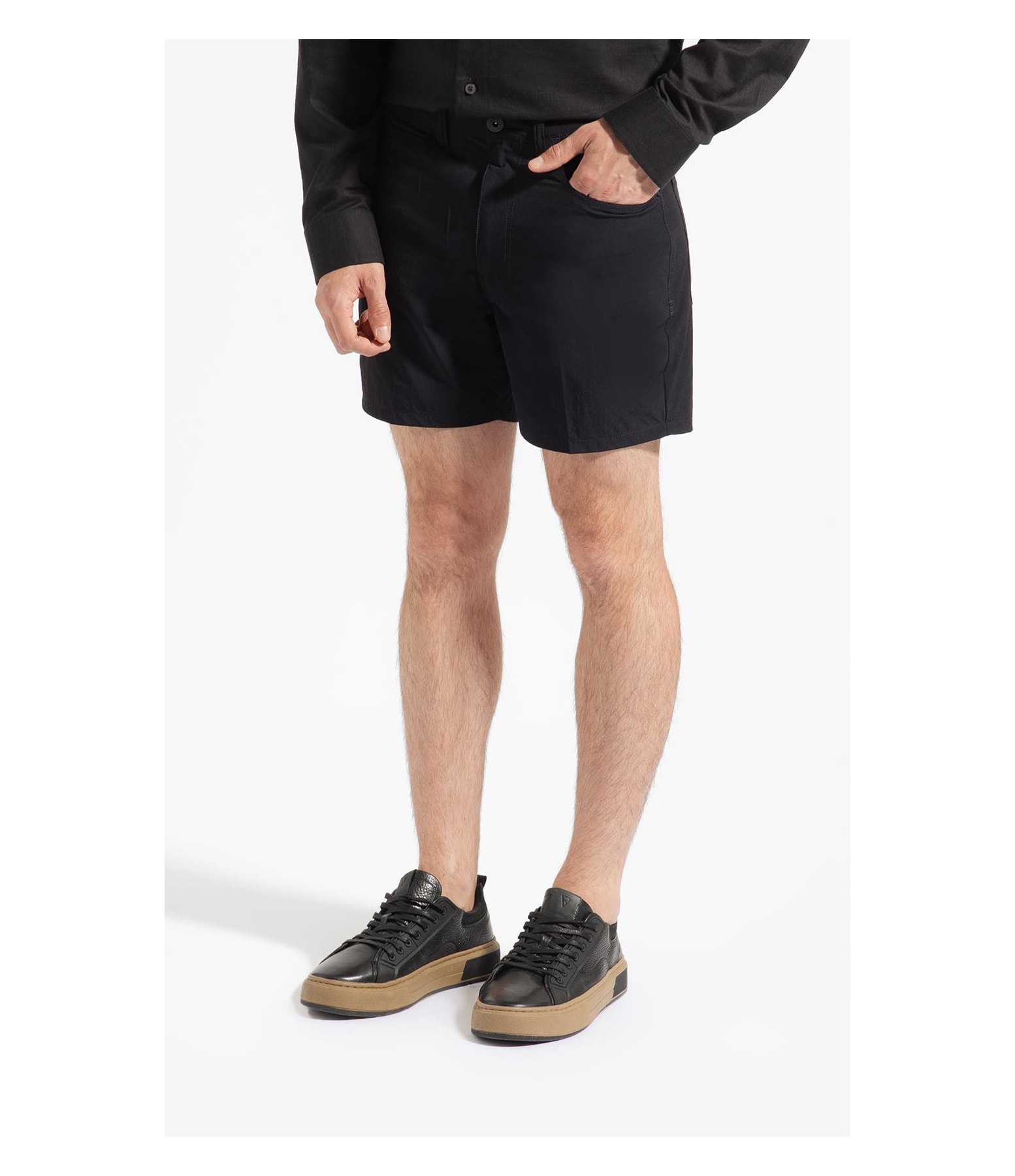 Bermuda New York Stretch Preto