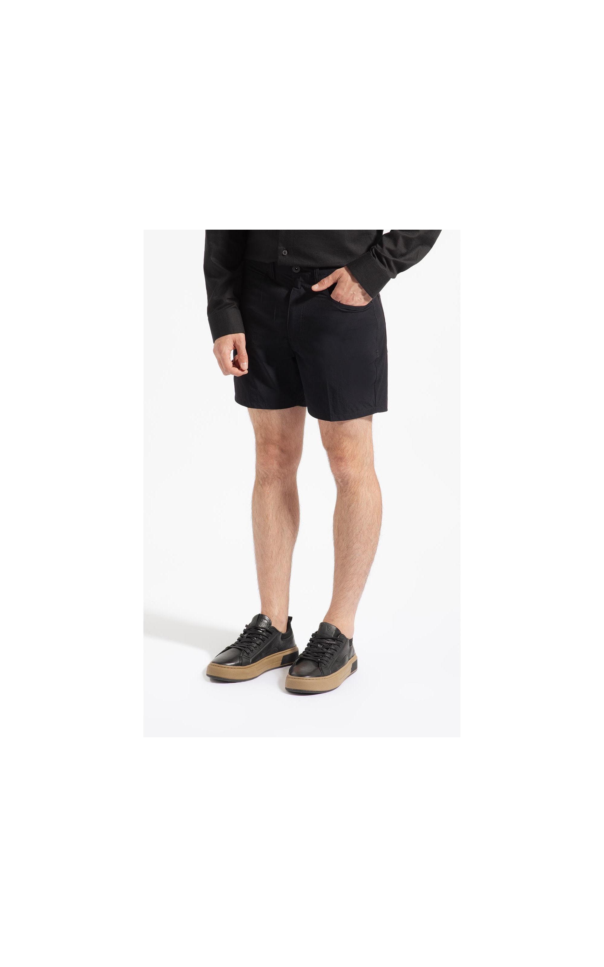 Bermuda New York Stretch Preto