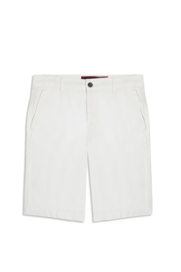 Bermuda Piece Dyelong Chino Branco