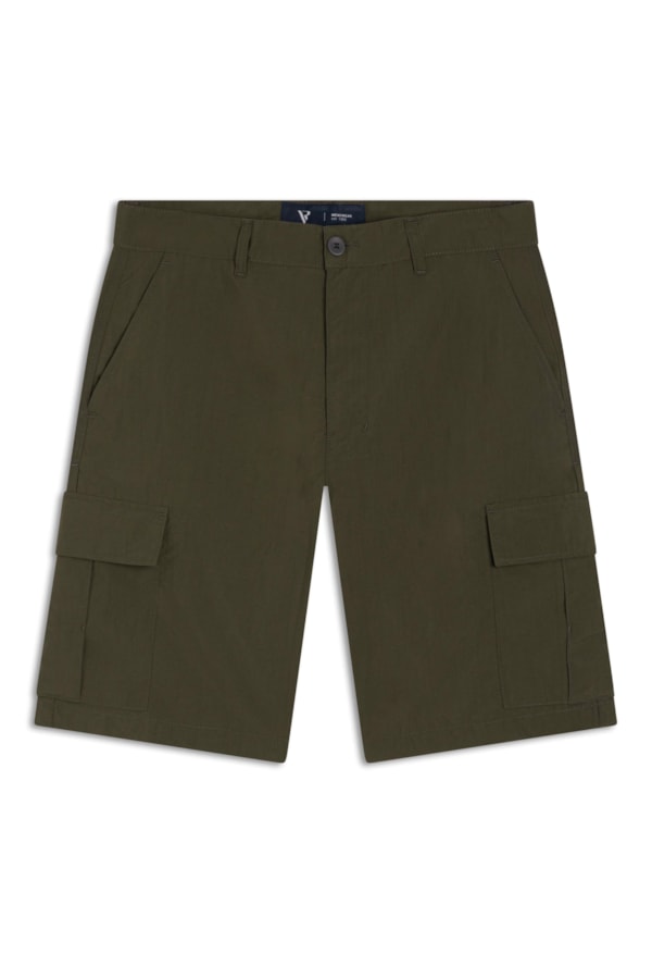 Bermuda Rock Bolso Cargo Verde Militar