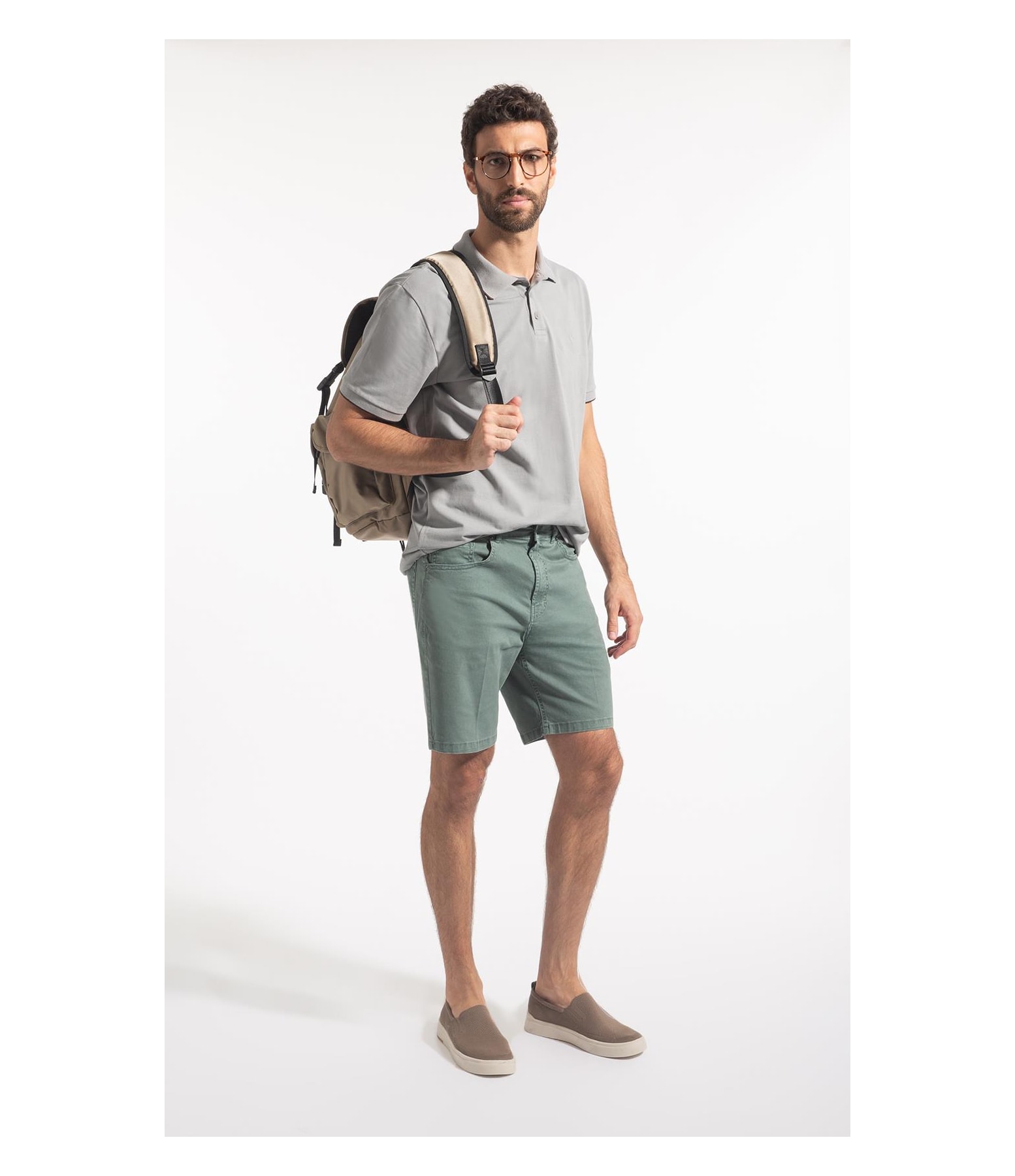 Bermuda Sarja Rain Classic Verde Army