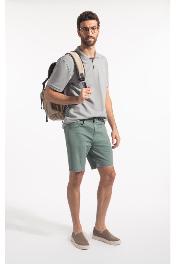 Bermuda Sarja Rain Classic Verde Army