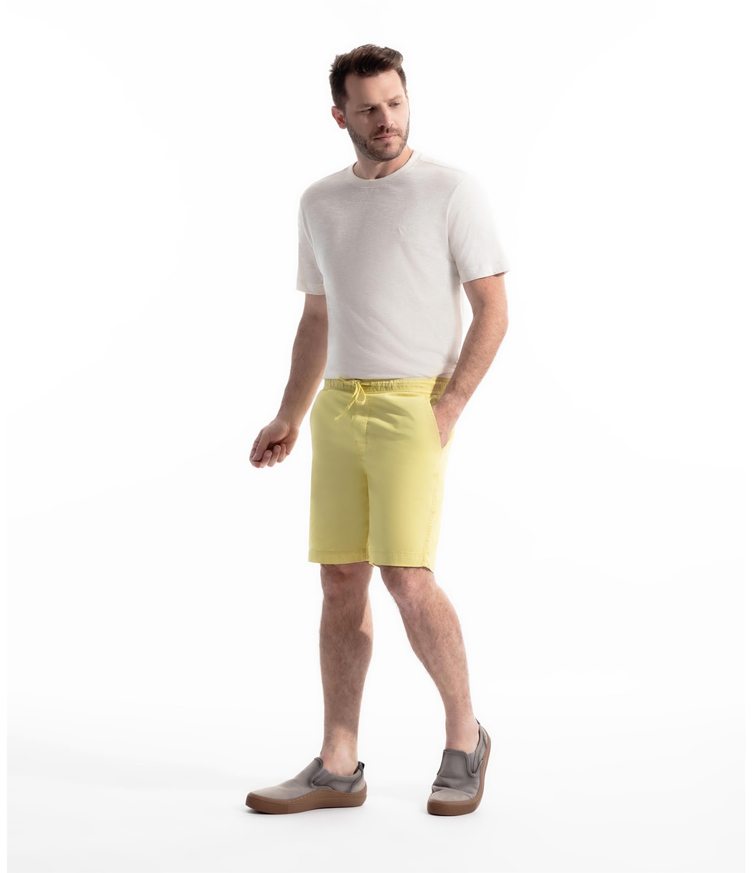 Bermuda Shorts Twill Hawaii Citrus