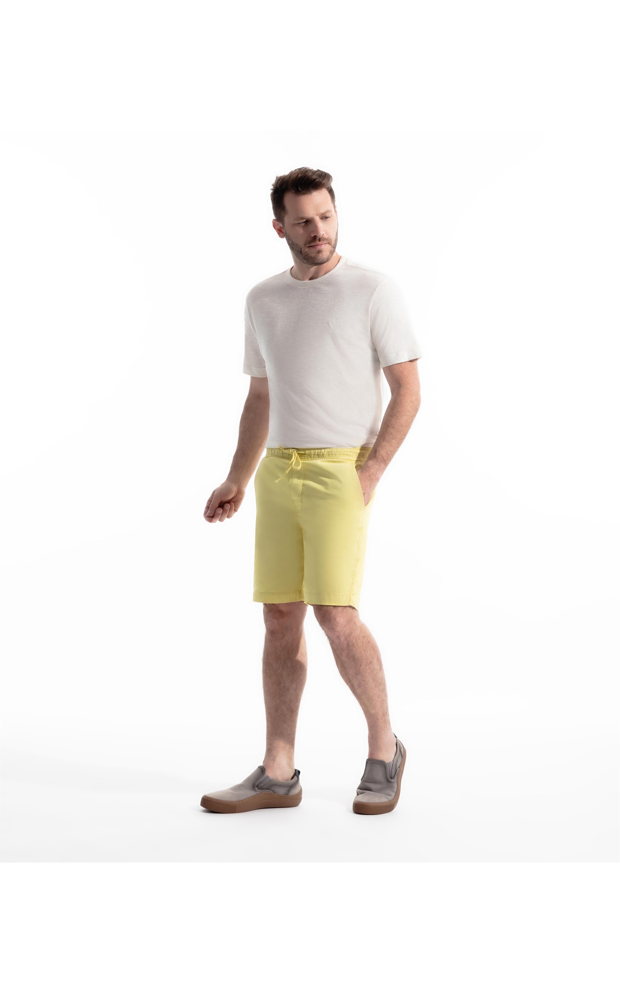Bermuda Shorts Twill Hawaii Citrus