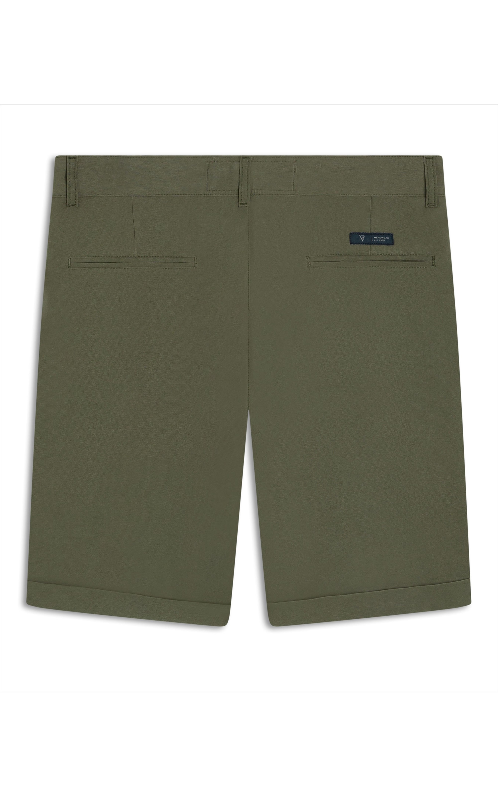 Bermuda Texture Washed Chino Verde Oliva