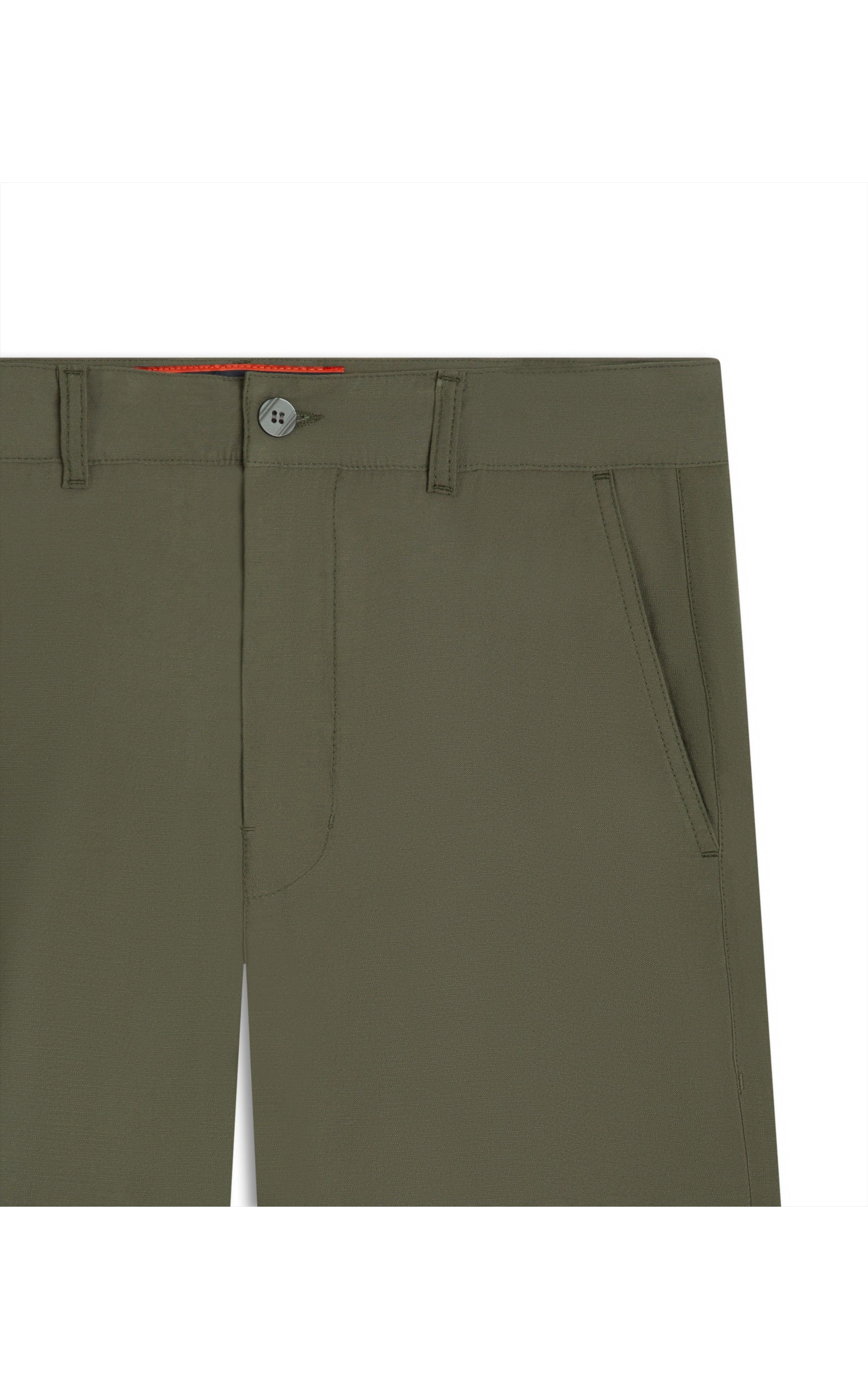 Bermuda Texture Washed Chino Verde Oliva