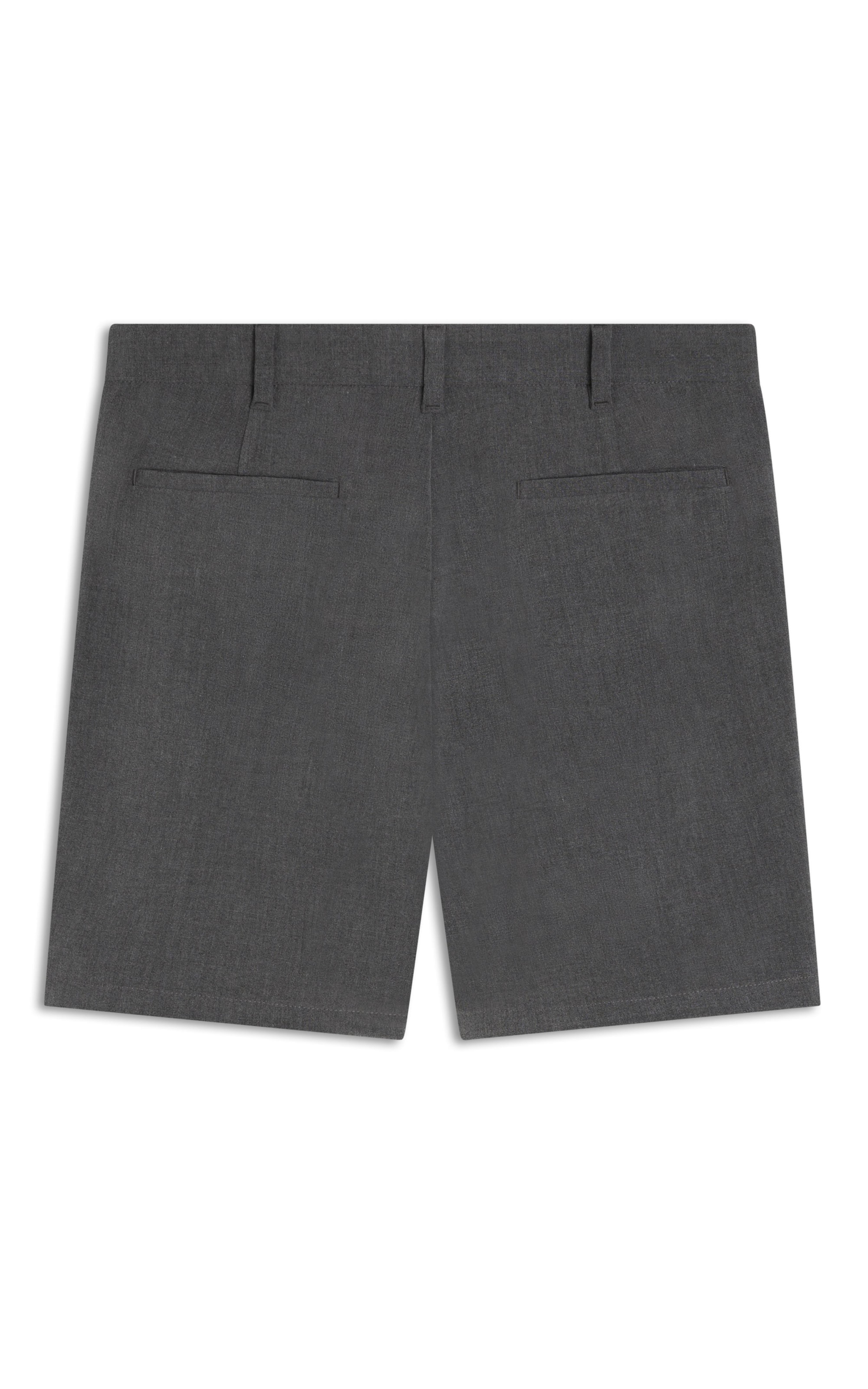 Bermuda Urban Melange Slouch Chumbo Mescla
