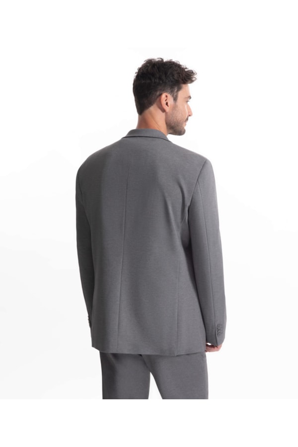 Blazer Bird Eyes Cinza Medio