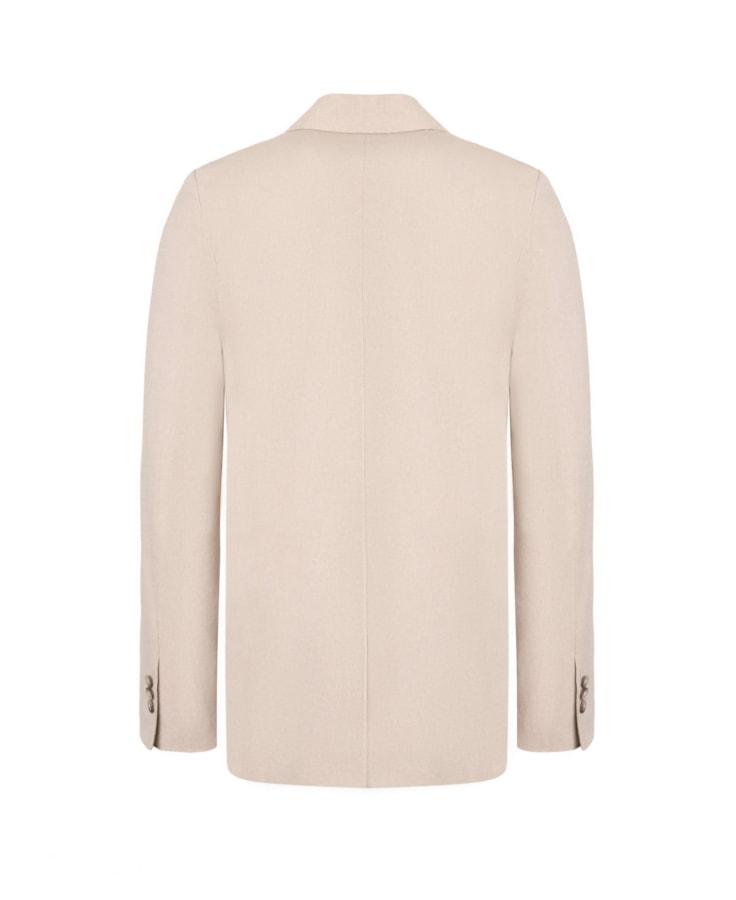 Blazer Cotton Sarja Areia