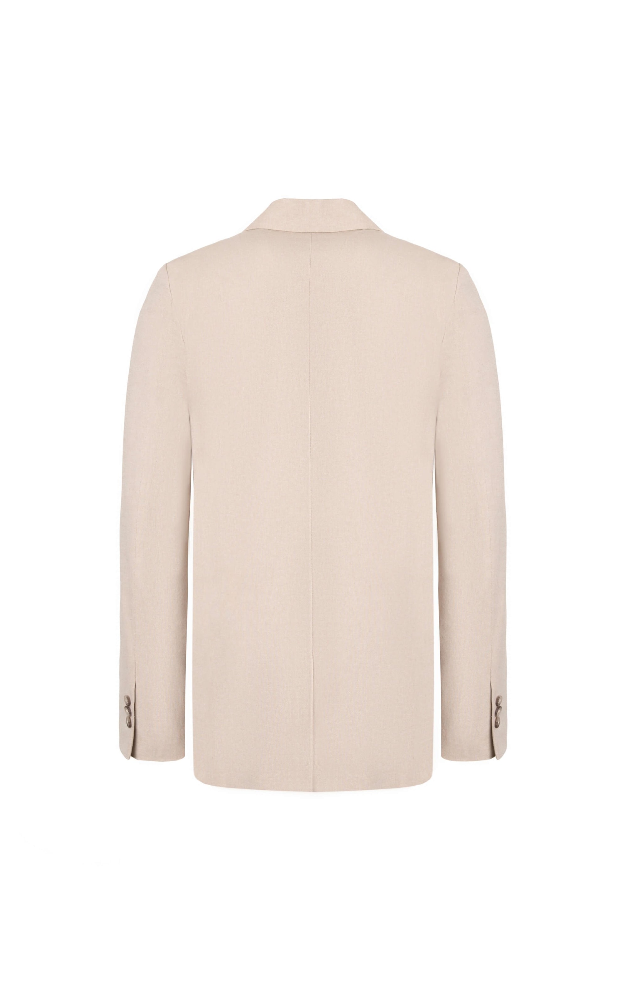 Blazer Cotton Sarja Areia
