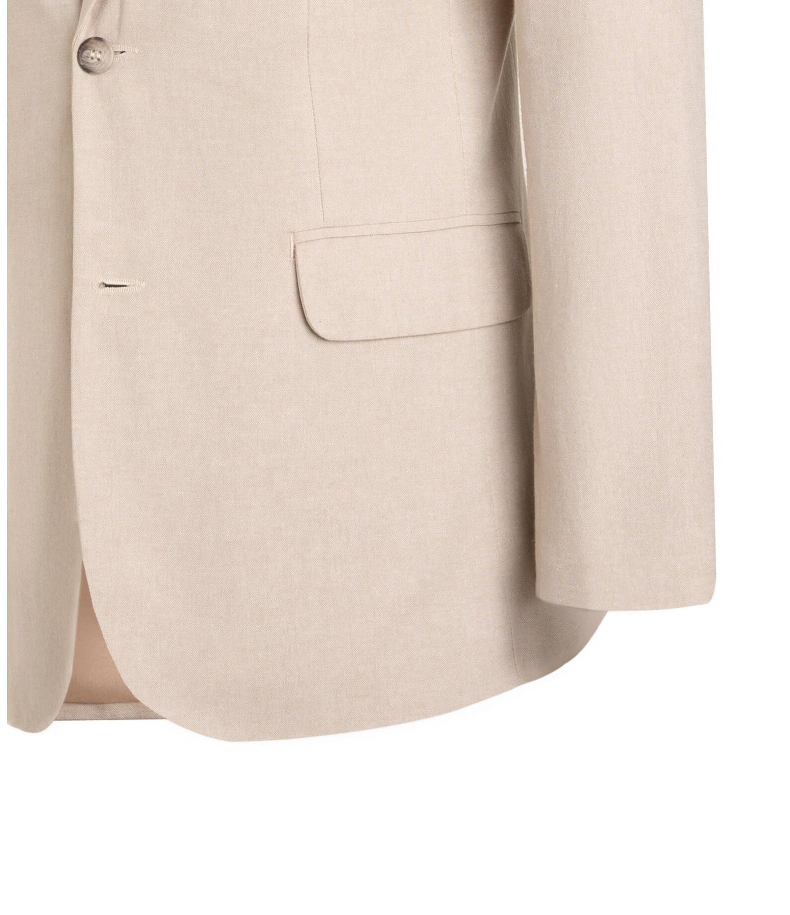 Blazer Cotton Sarja Areia