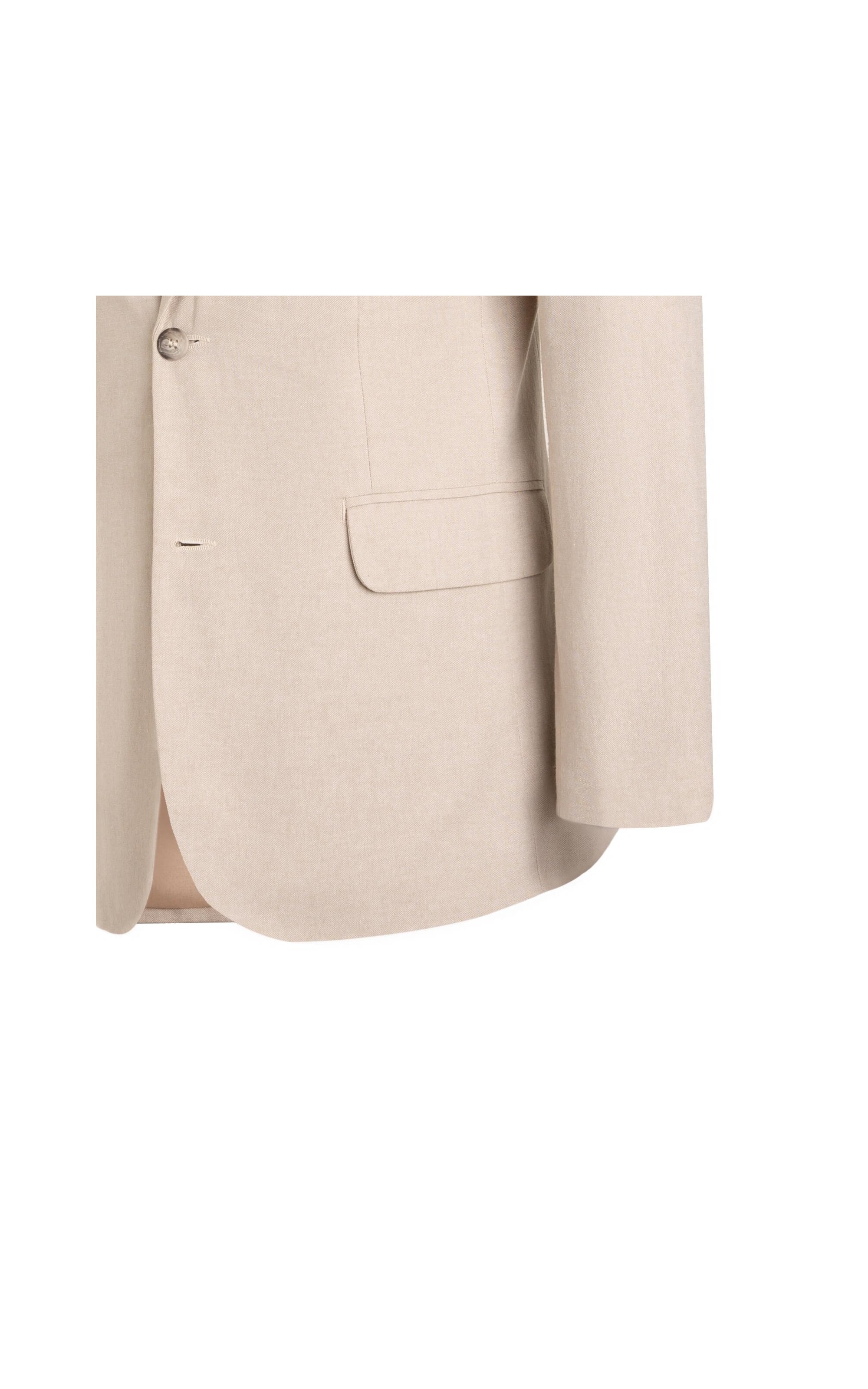 Blazer Cotton Sarja Areia