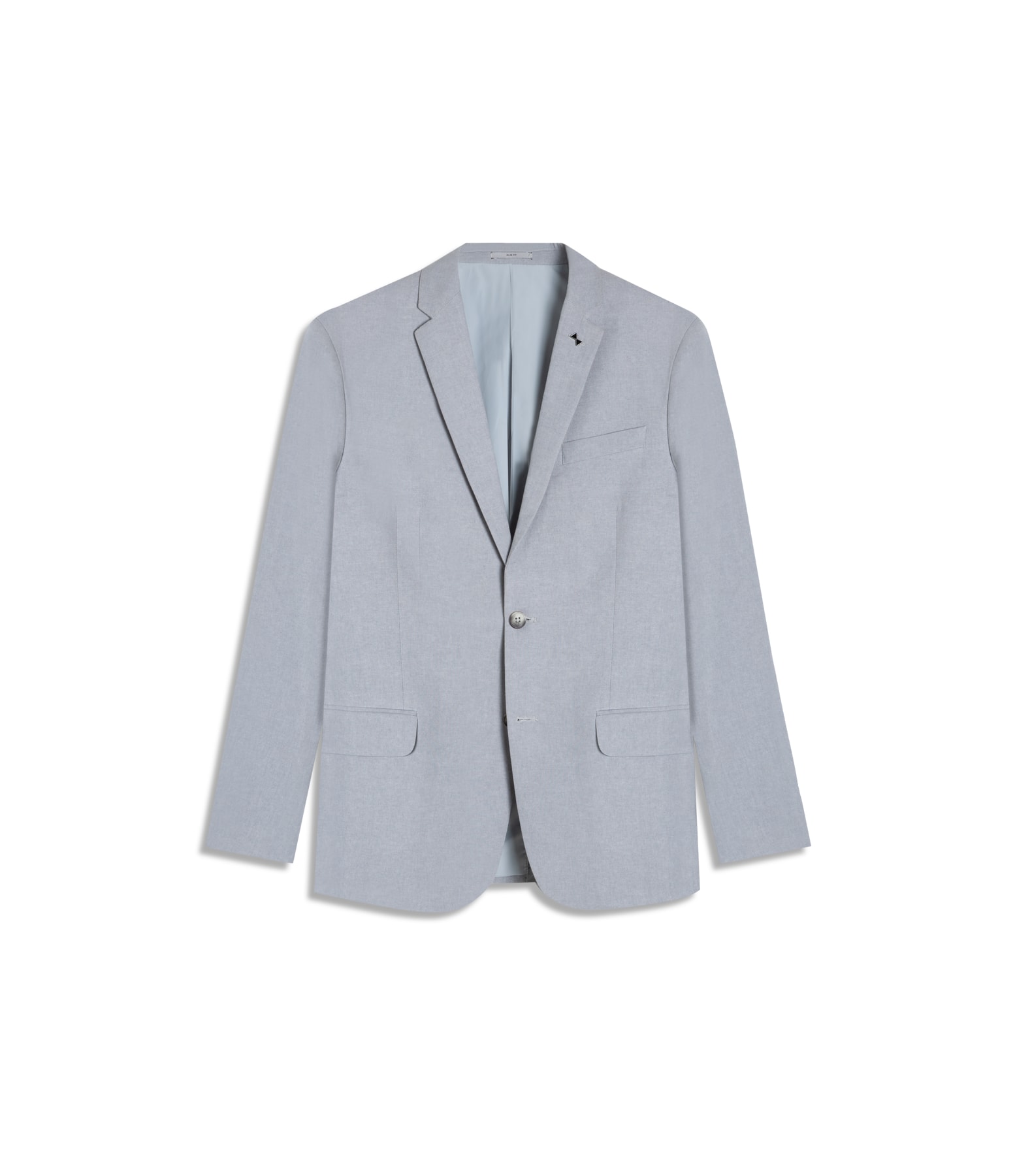 Blazer Cotton Sarja Cinza Claro