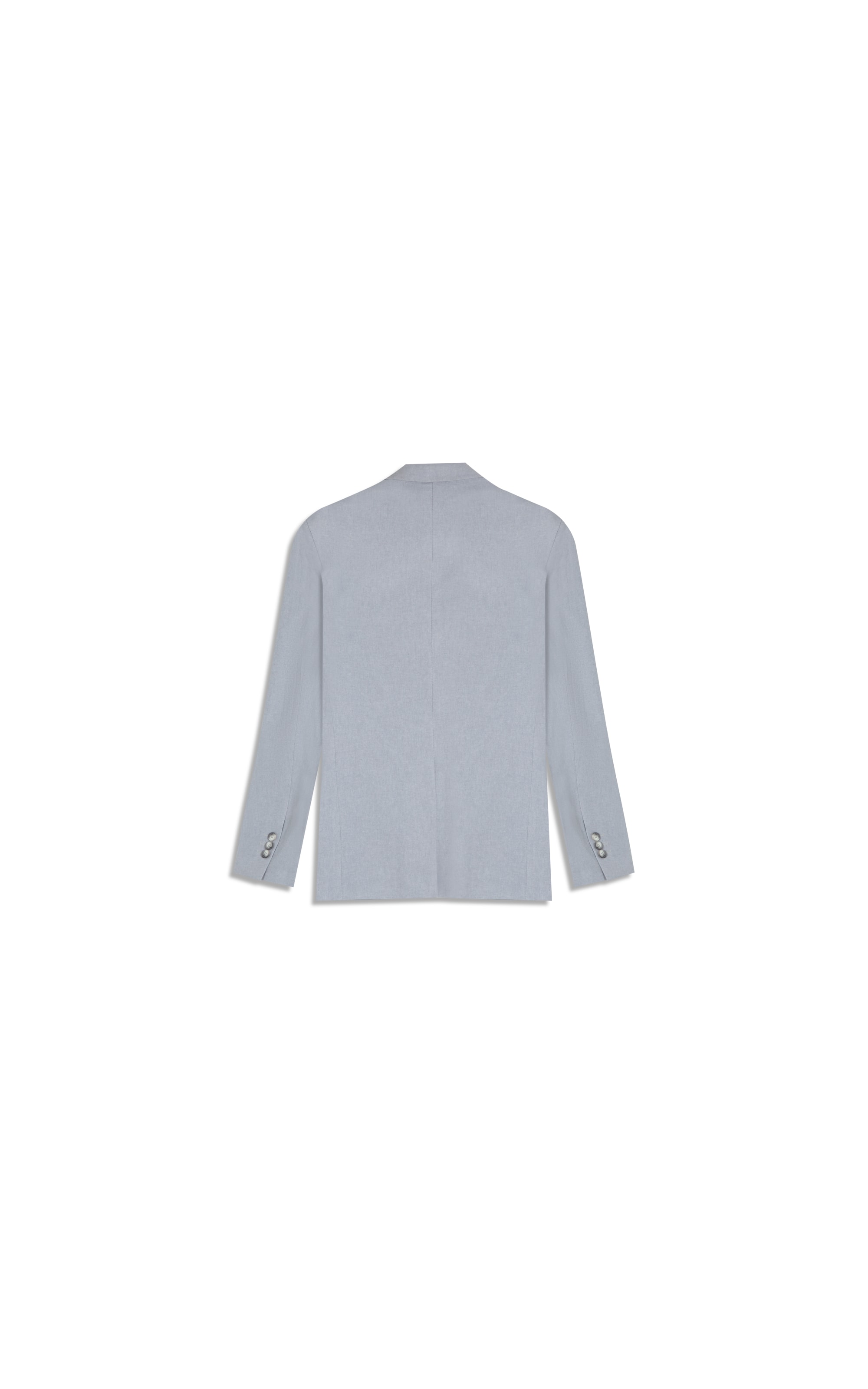 Blazer Cotton Sarja Cinza Claro