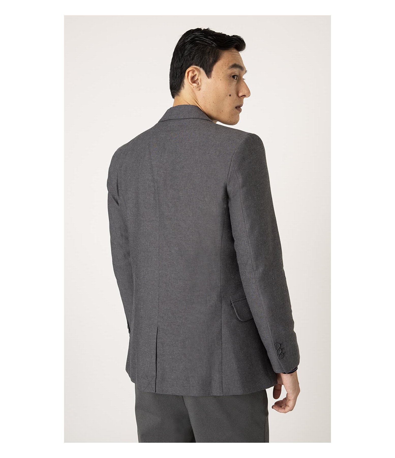Blazer Cotton Strike Cinza Medio