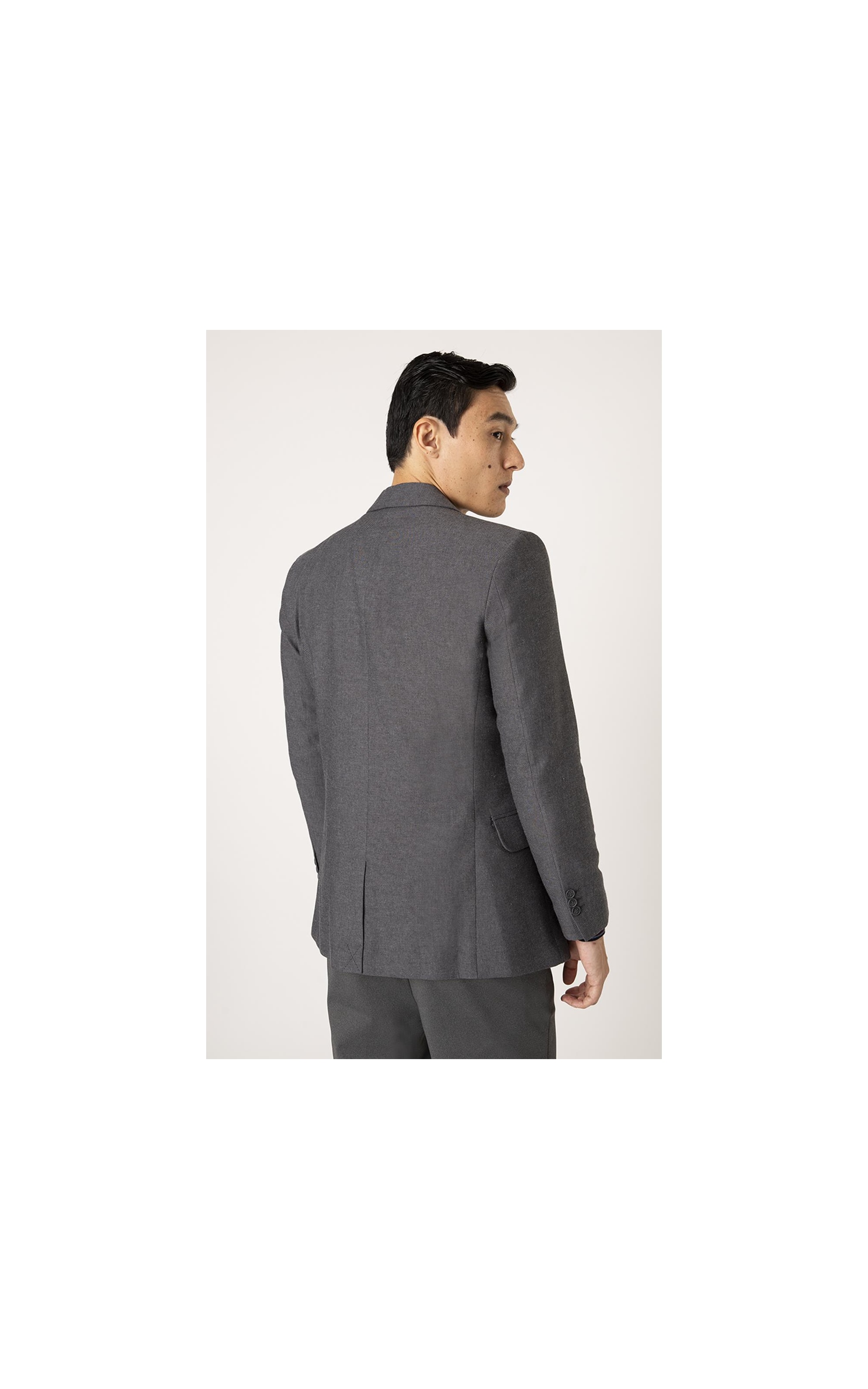 Blazer Cotton Strike Cinza Medio