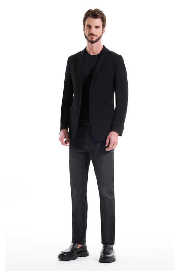 Blazer Hive Tessuto Preto