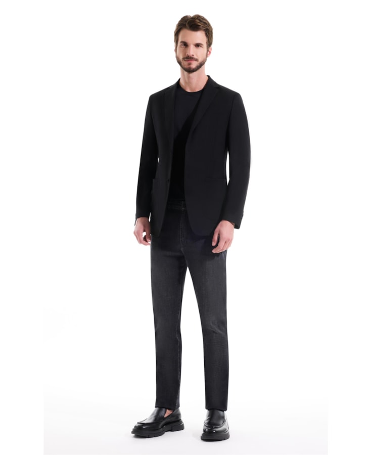 Blazer Hive Tessuto Preto