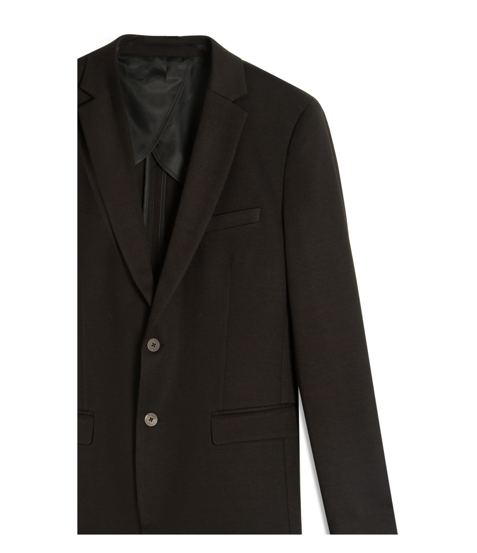 Blazer Interlock Knitted Preto