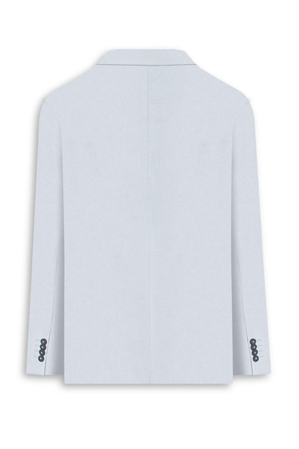 Blazer Linen Elegance Span Prata