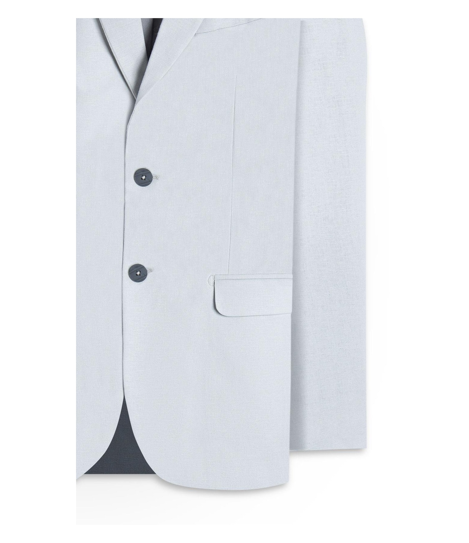 Blazer Linen Elegance Span Prata