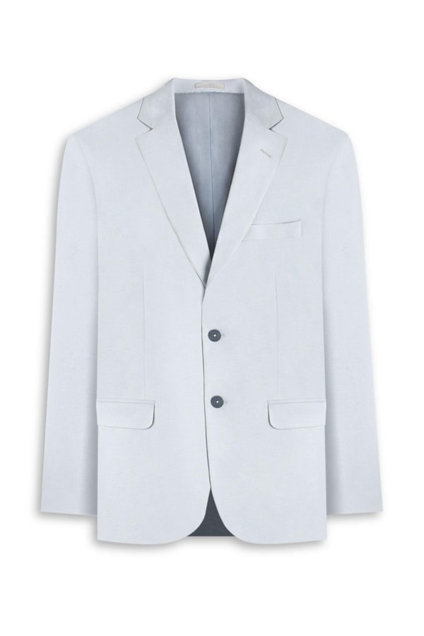 Blazer Linen Elegance Span Prata