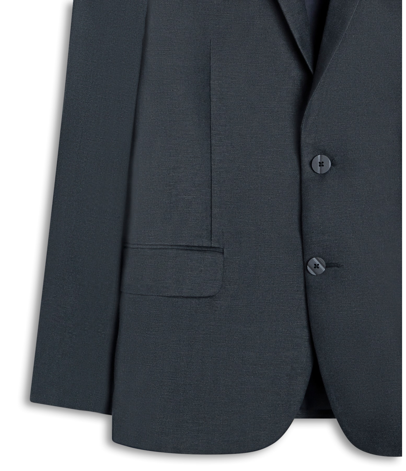 Blazer Linho Chevil Espinha de Peix Marinho