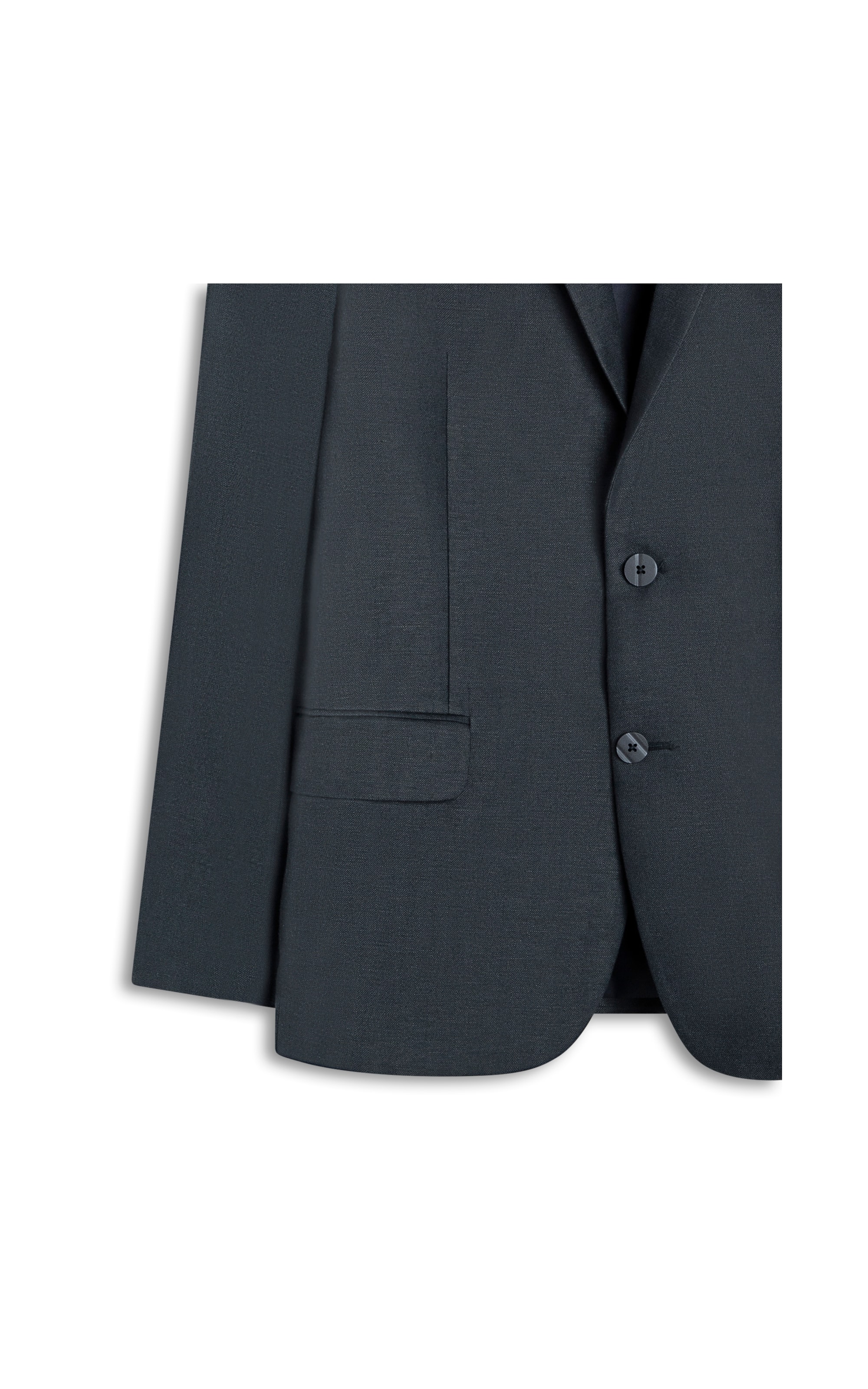 Blazer Linho Chevil Espinha de Peix Marinho