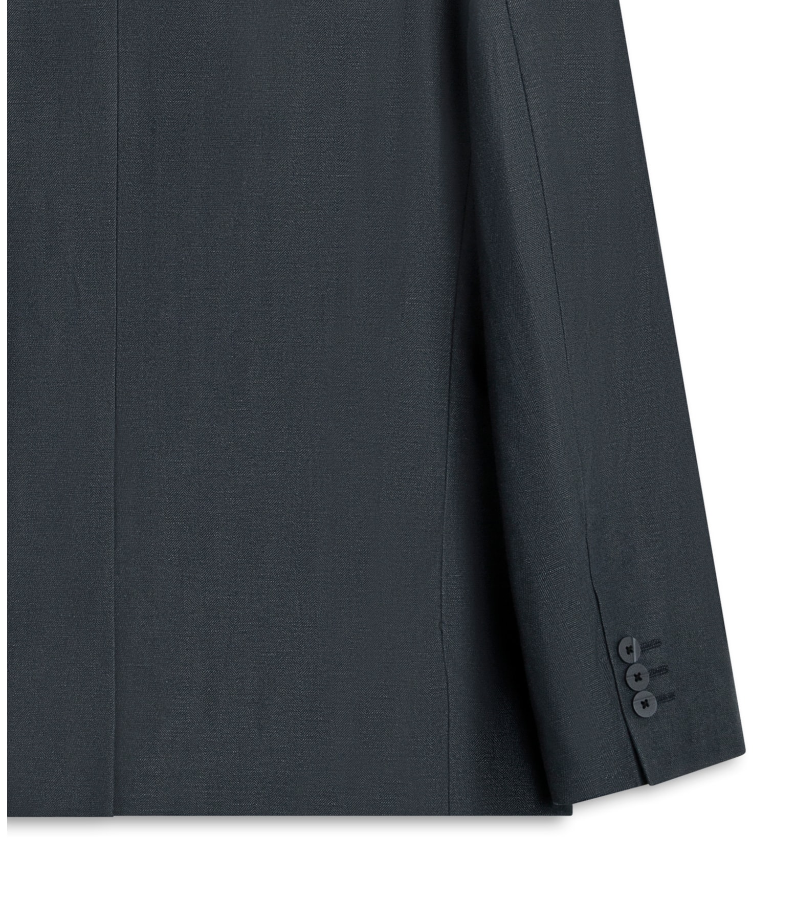 Blazer Linho Chevil Espinha de Peix Marinho