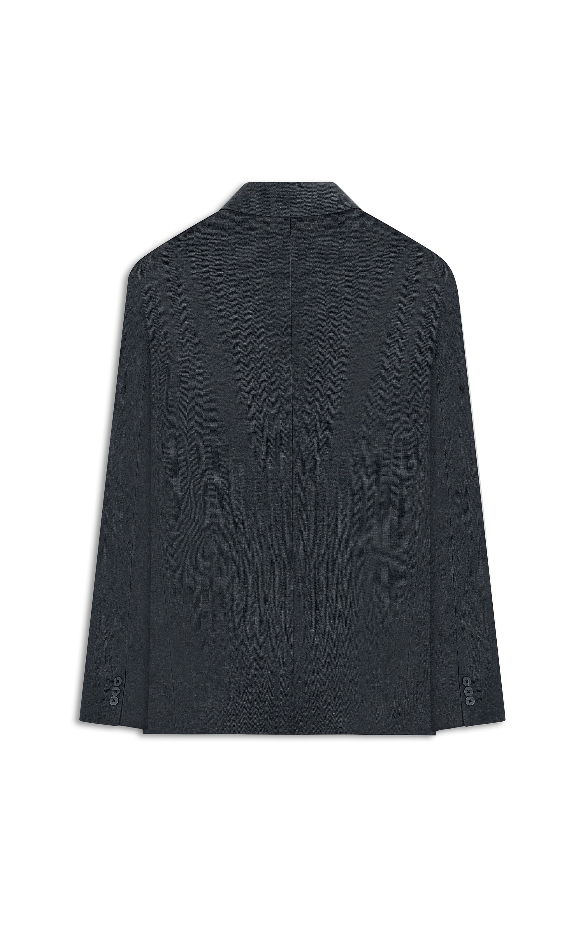 Blazer Linho Chevil Espinha de Peix Marinho