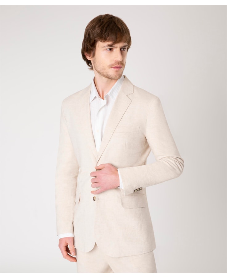 Blazer Linho Elegance Natural