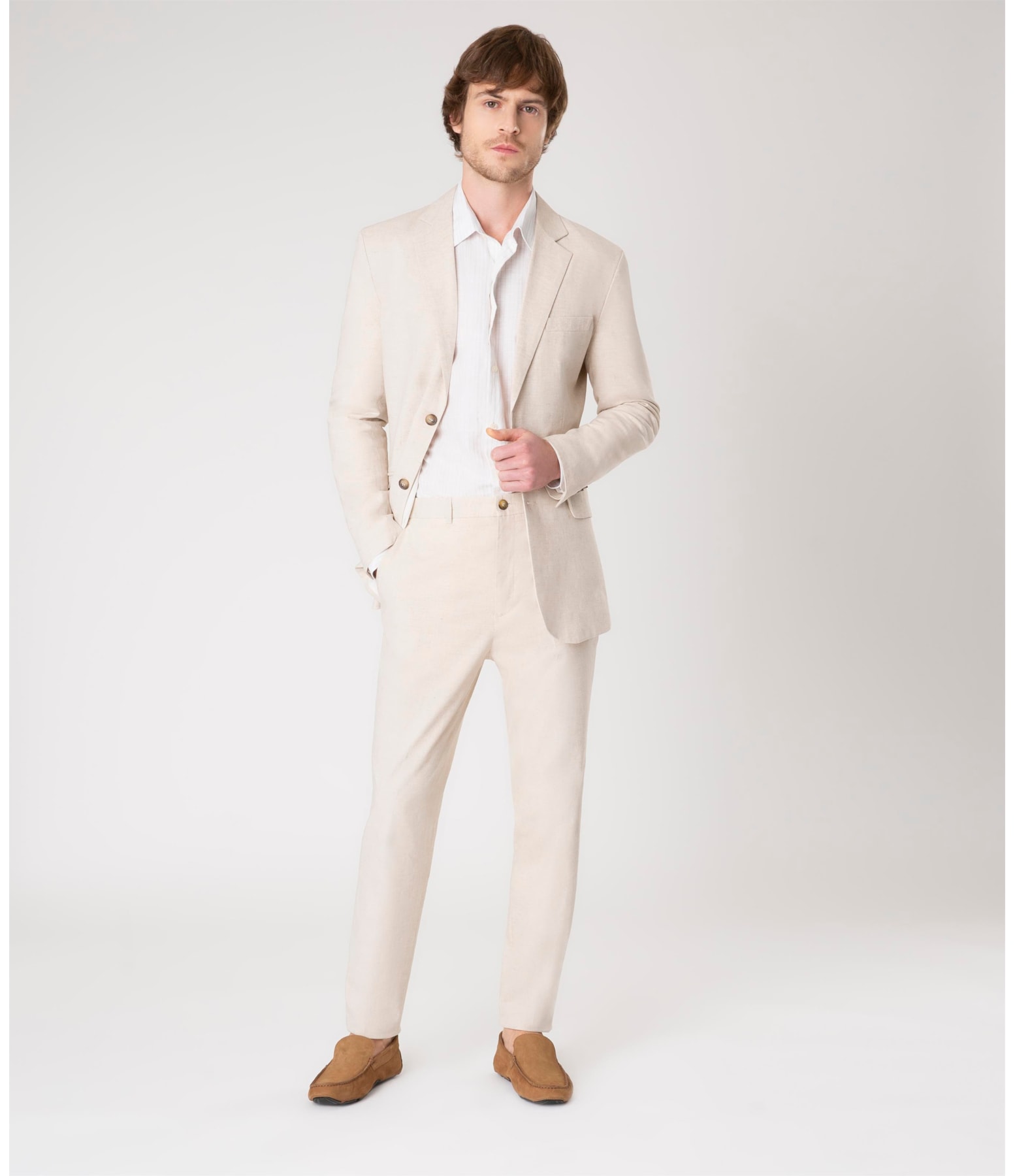 Blazer Linho Elegance Natural