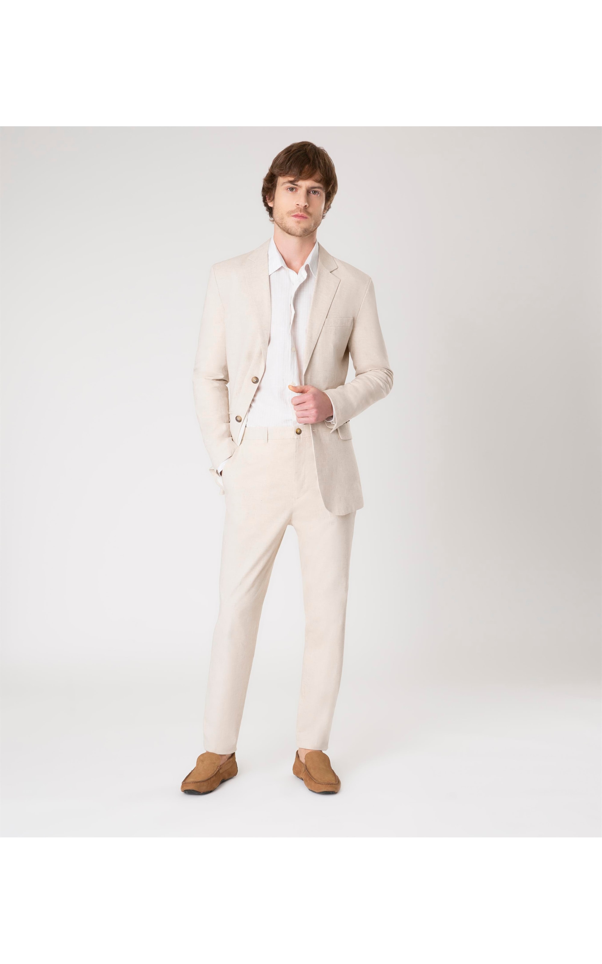 Blazer Linho Elegance Natural