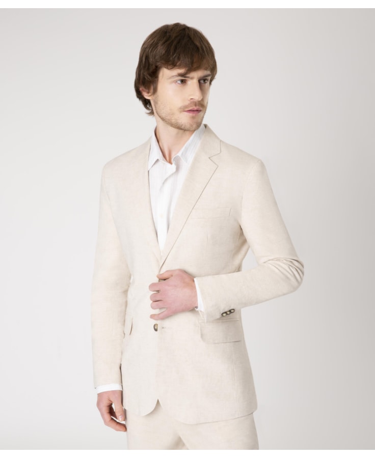 Blazer Linho Elegance Natural