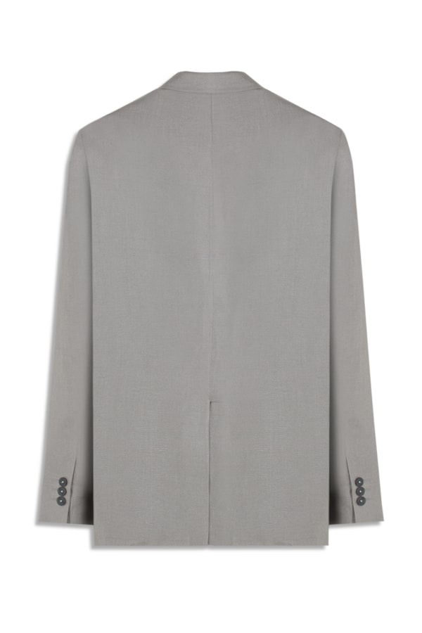 Blazer Linho Grafite