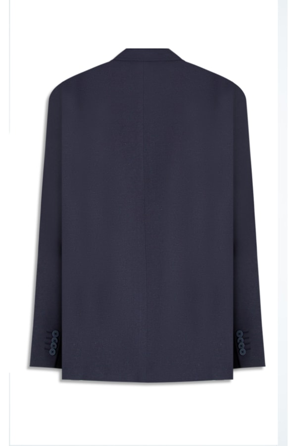 Blazer Linho Marant Dark Navy