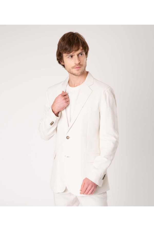 Blazer Linho Urban Toliti Areia
