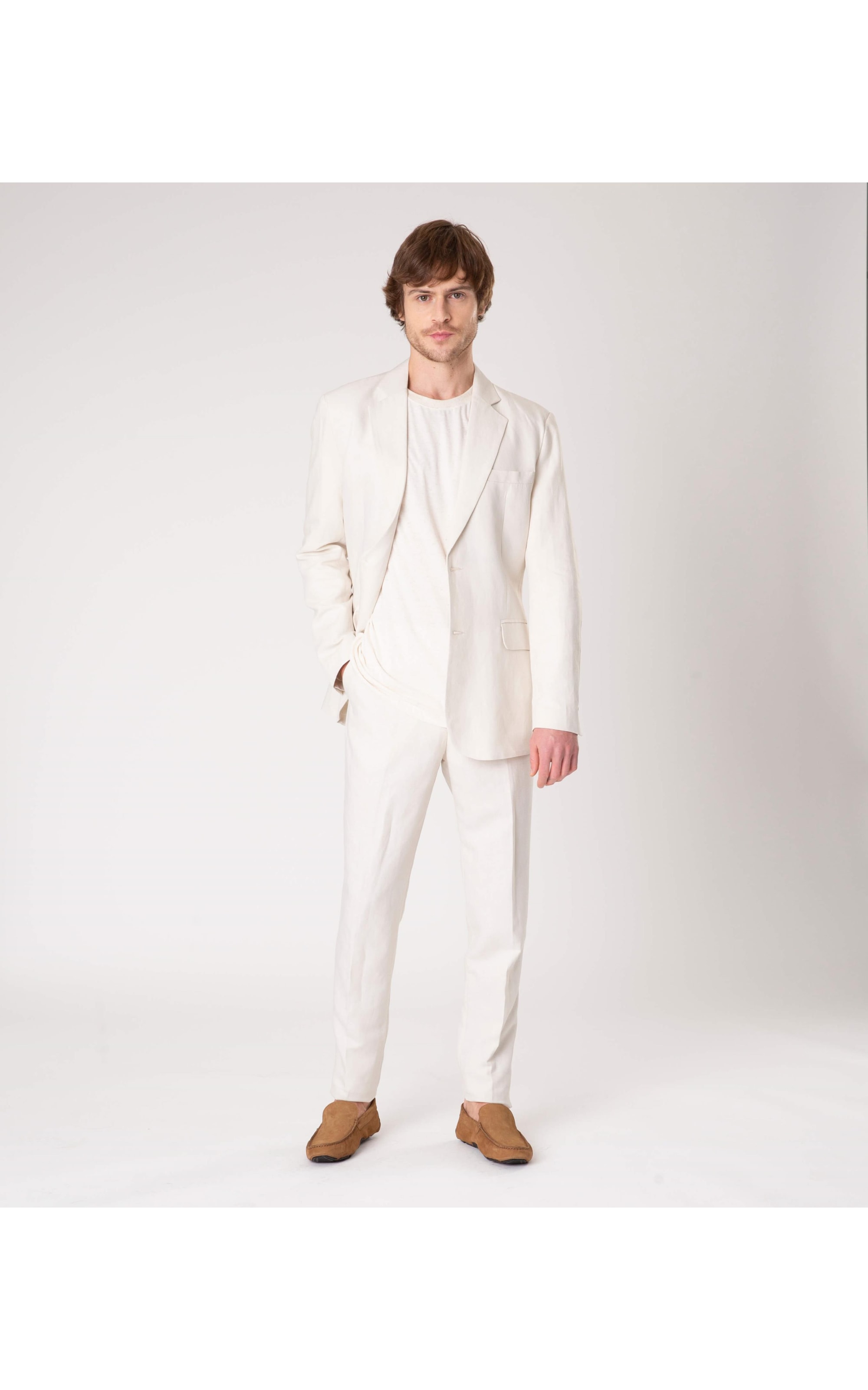 Blazer Linho Urban Toliti Areia