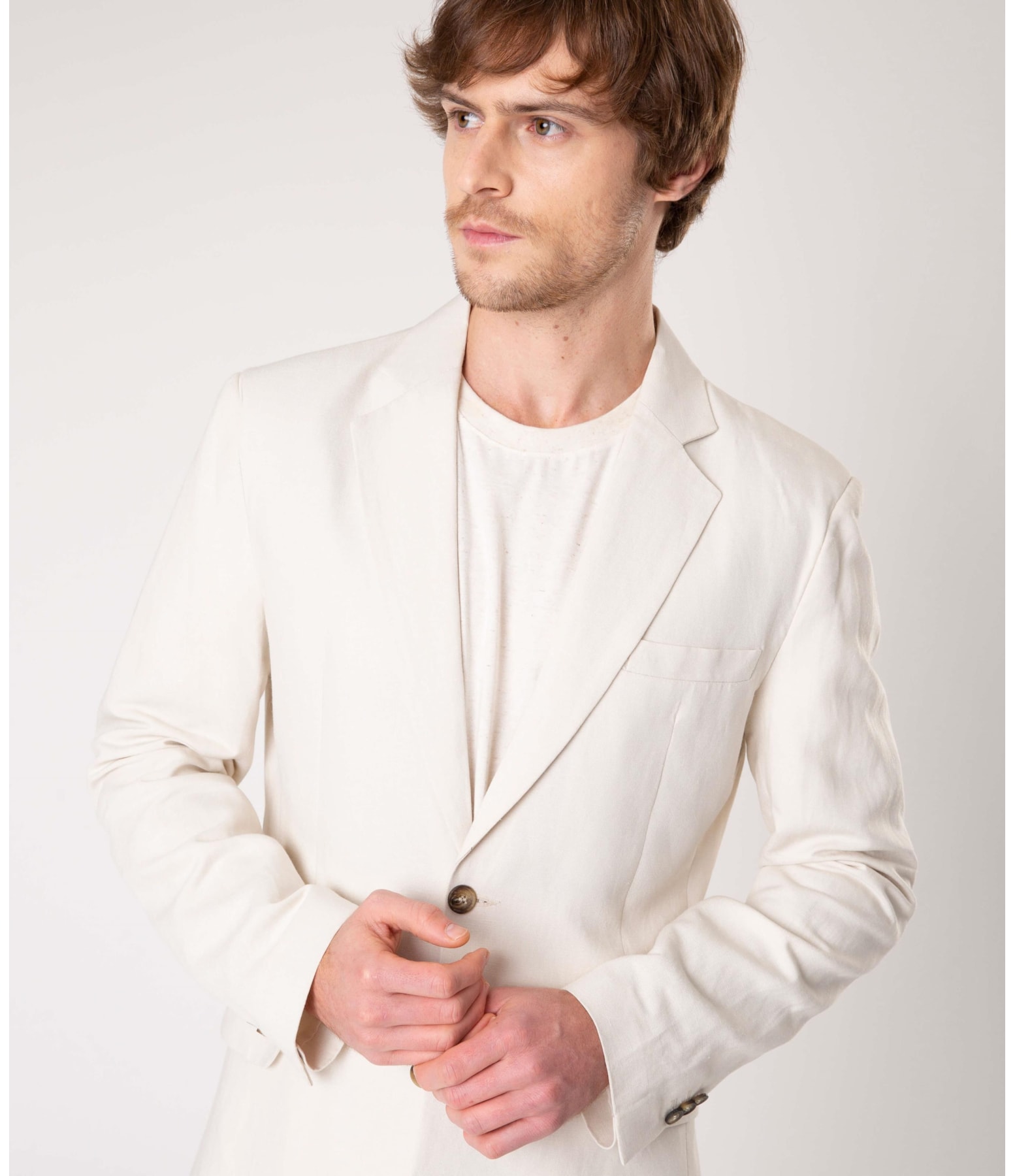 Blazer Linho Urban Toliti Areia