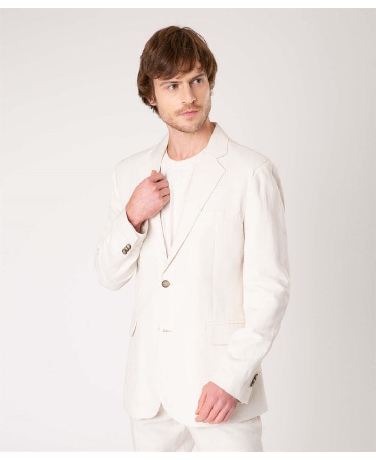 Blazer Linho Urban Toliti Areia