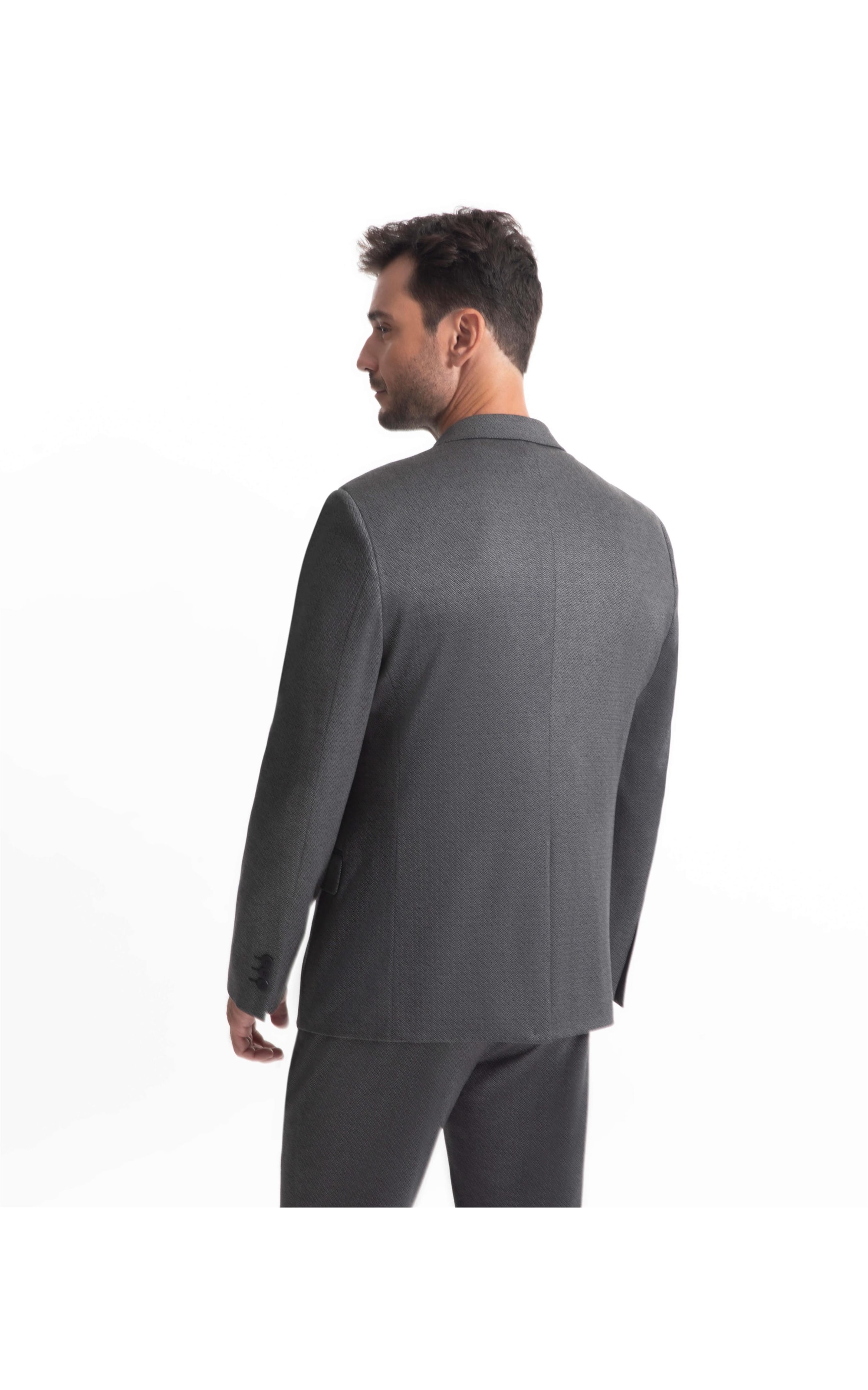 Blazer Malha Jacquard Harry Preto