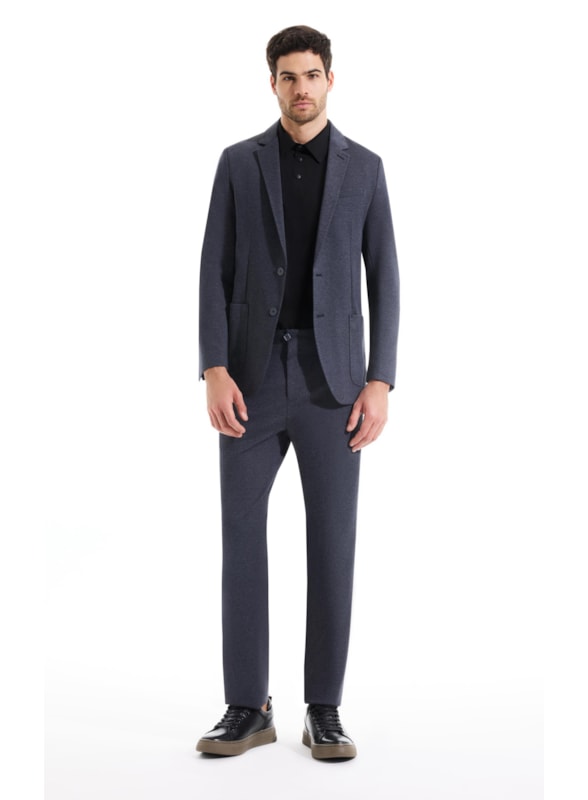 Blazer Malha Salt And Pepper Tessuto Grafite Product image