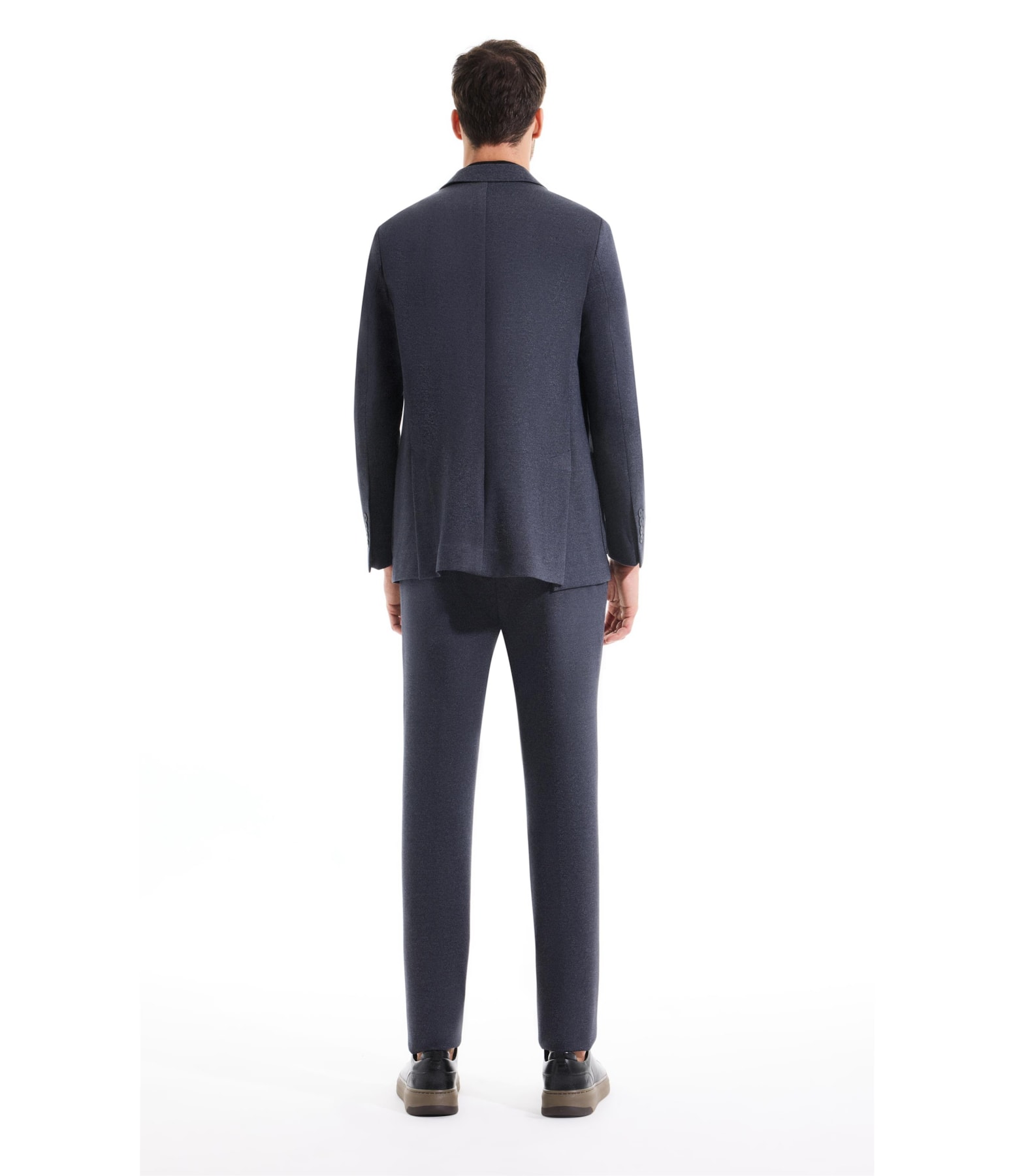 Blazer Malha Salt And Pepper Tessuto Grafite
