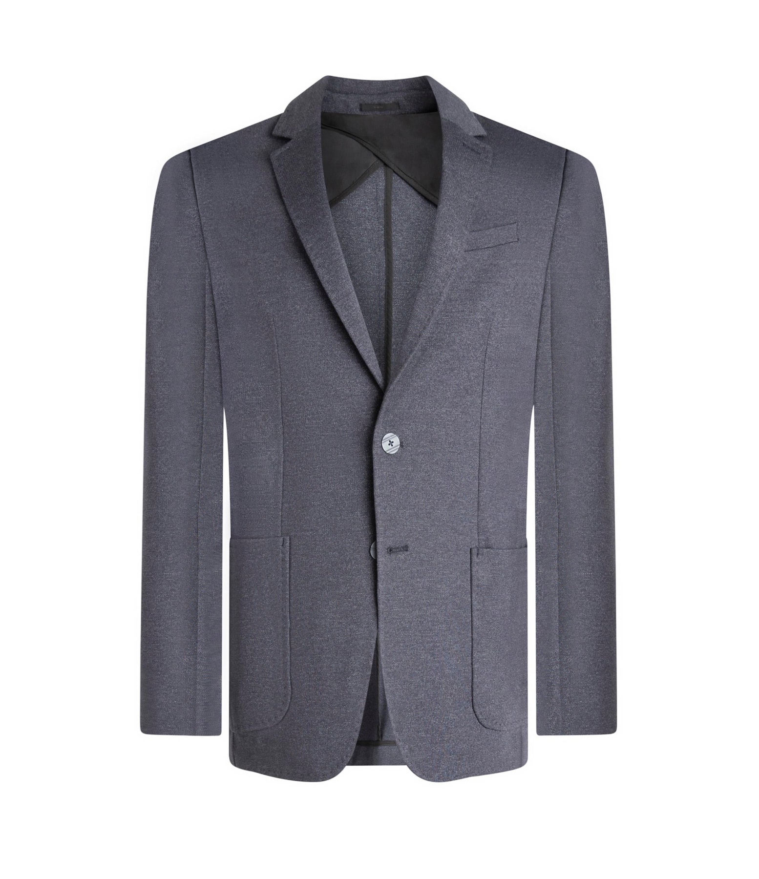 Blazer Malha Salt And Pepper Tessuto Grafite