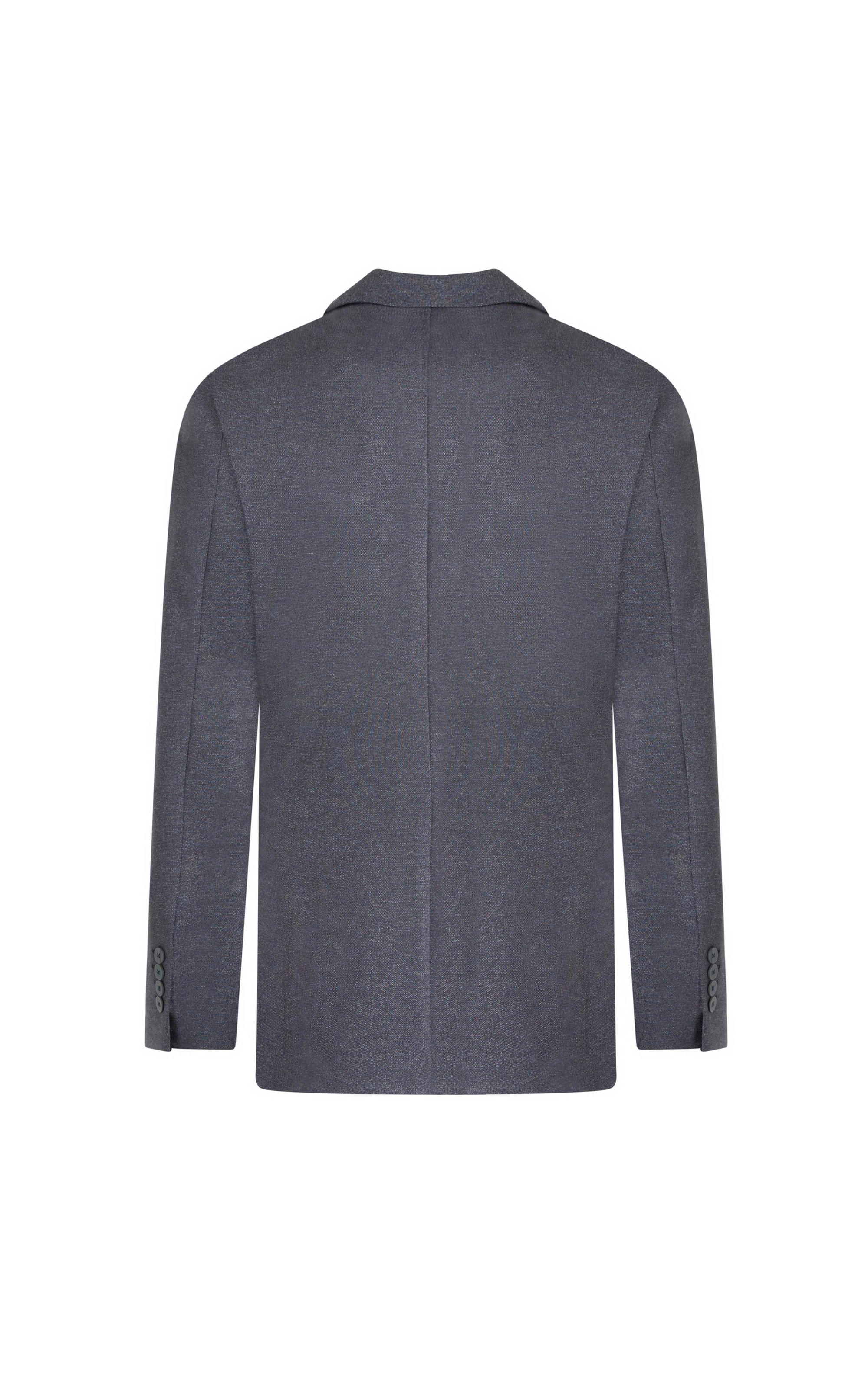 Blazer Malha Salt And Pepper Tessuto Grafite