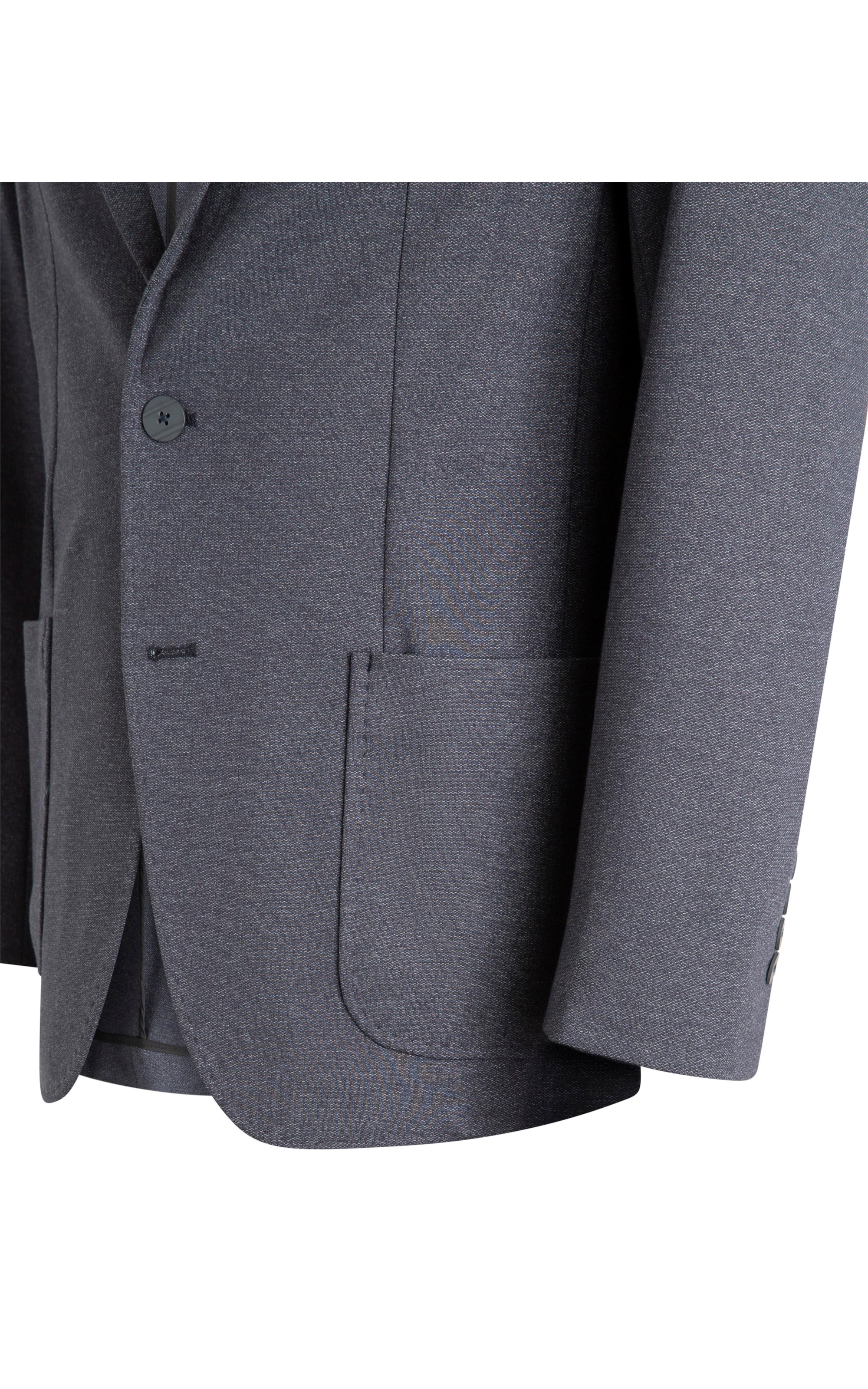 Blazer Malha Salt And Pepper Tessuto Grafite