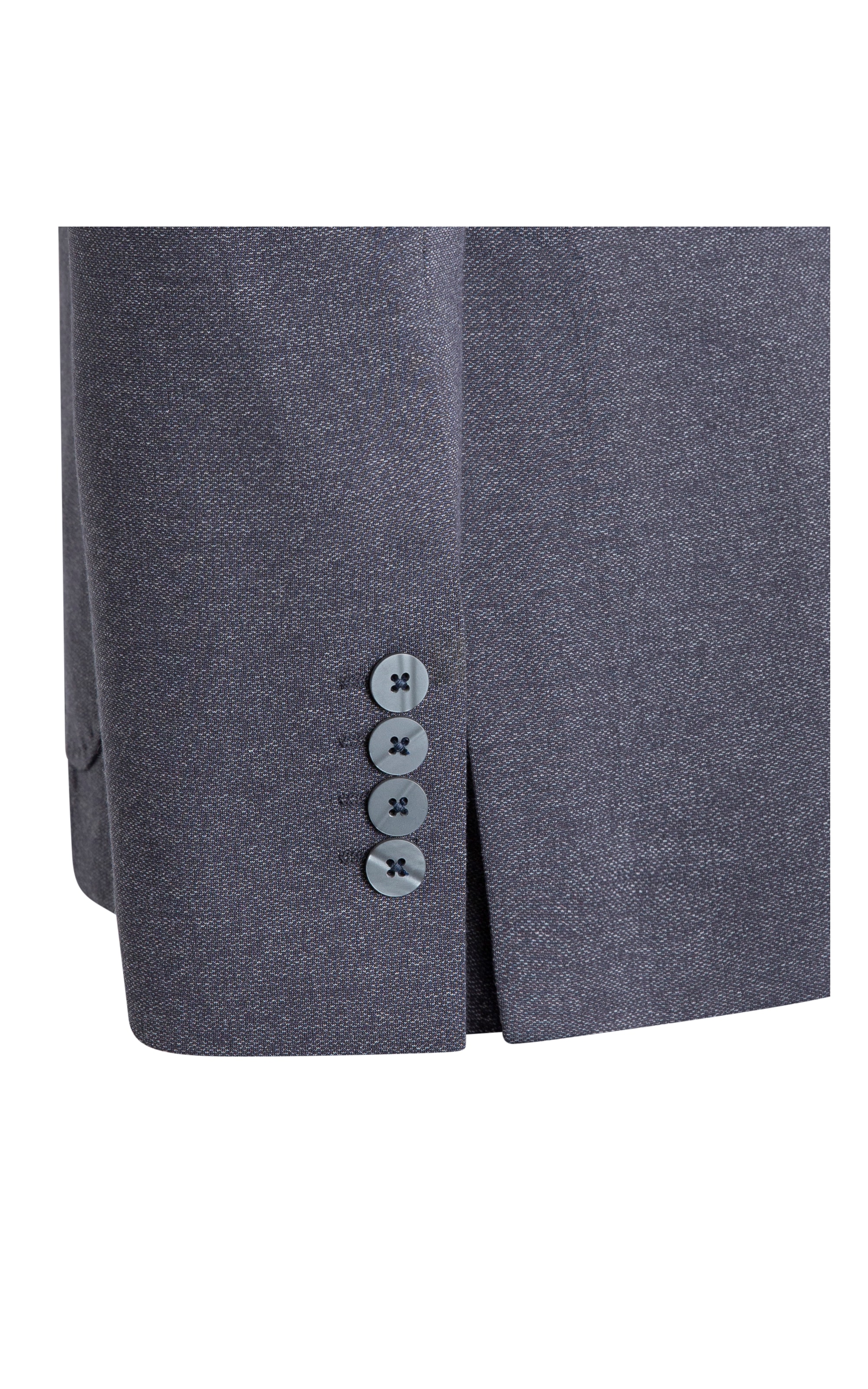 Blazer Malha Salt And Pepper Tessuto Grafite