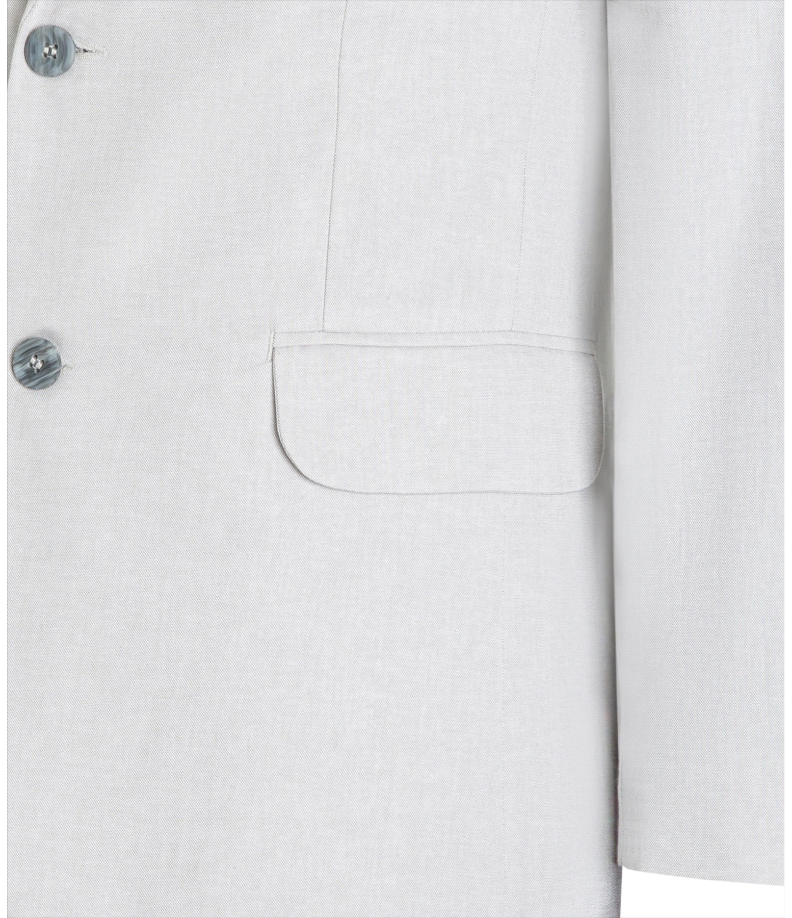 Blazer Oxford Cinza Claro